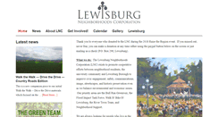Desktop Screenshot of lewisburgneighborhoods.org